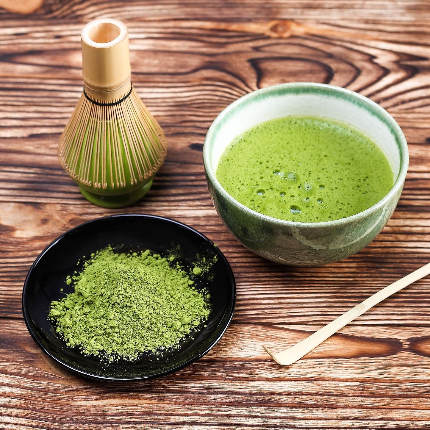 Tealyra - 7-ounce - Samurai Ceremonial Grade Japanese Matcha Green Tea - Best Pure Matcha Powder - Kyoto, Japan - Best Healthy Drink - Hight Antioxidants - Energy Boost - 200g