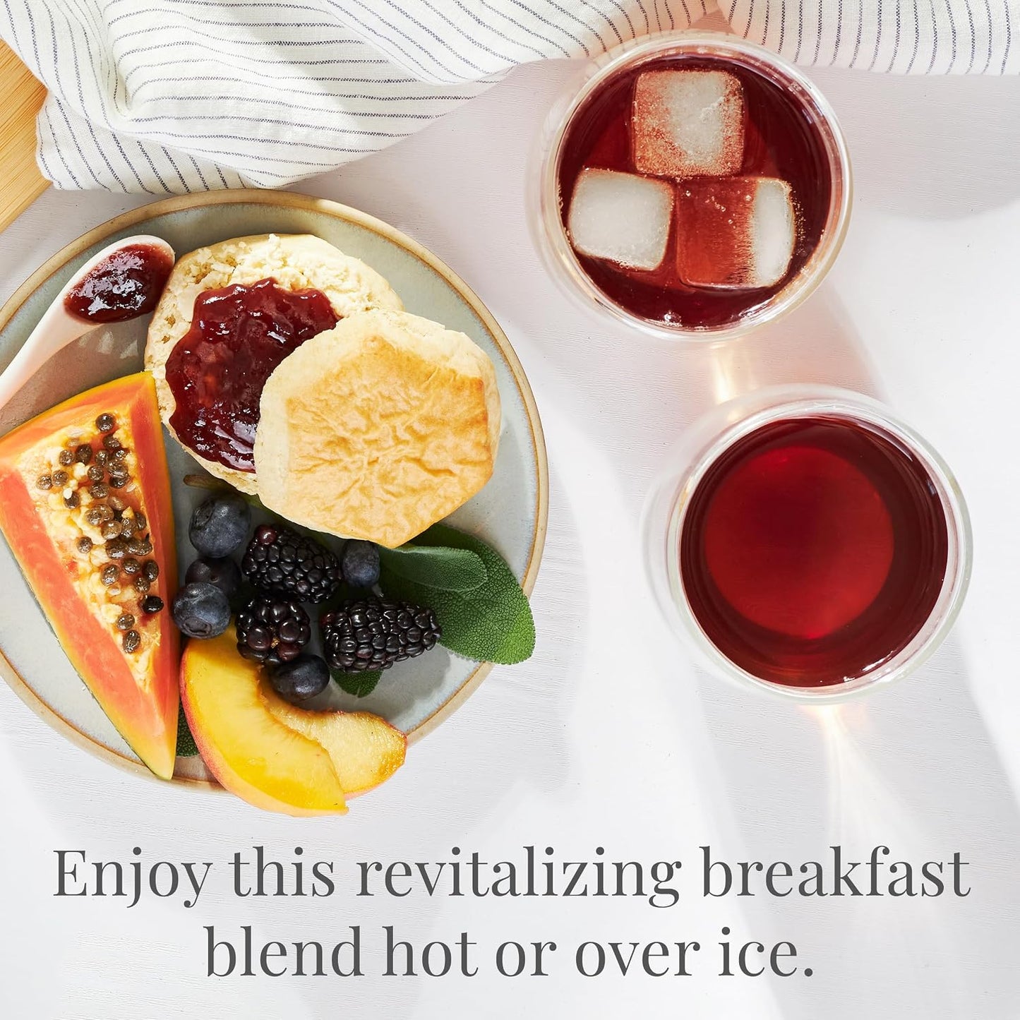The Republic of Tea Lucky Irish Breakfast Black Tea, 50 Count | Naturally Caffeinated. Made for morning or afternoon sipping. Brisk and full-bodied. Gluten Free and Kosher.