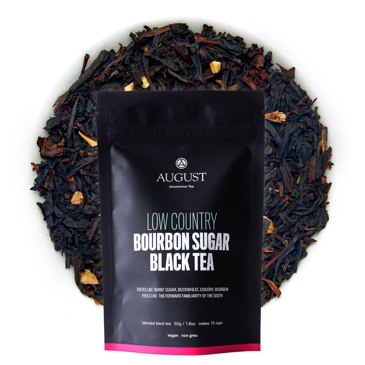August Uncommon Tea August Uncommon Low Country Bourbon Sugar Black Tea (1.75oz Pouch)