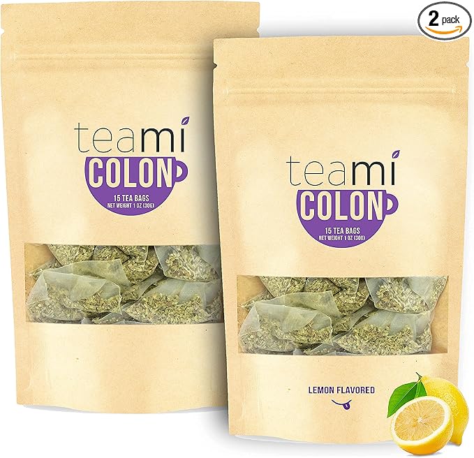 Teami Colon Cleanse Detox Tea Original & Lemon Flavor - Herbal Tea for Cleansing - Reduces Bloating & Supports Digestion - All Natural Nighttime Teatox Bundle - (30 Day Supply) Most Popular Tea