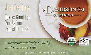 Davidson's Organics, Dragonwell Green, 100-count Unwrapped Tea Bags