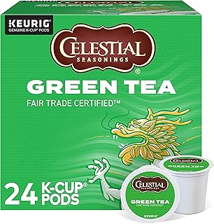 Celestial Seasonings Green Tea, Single-Serve Keurig K-Cup Pods, 72 Count