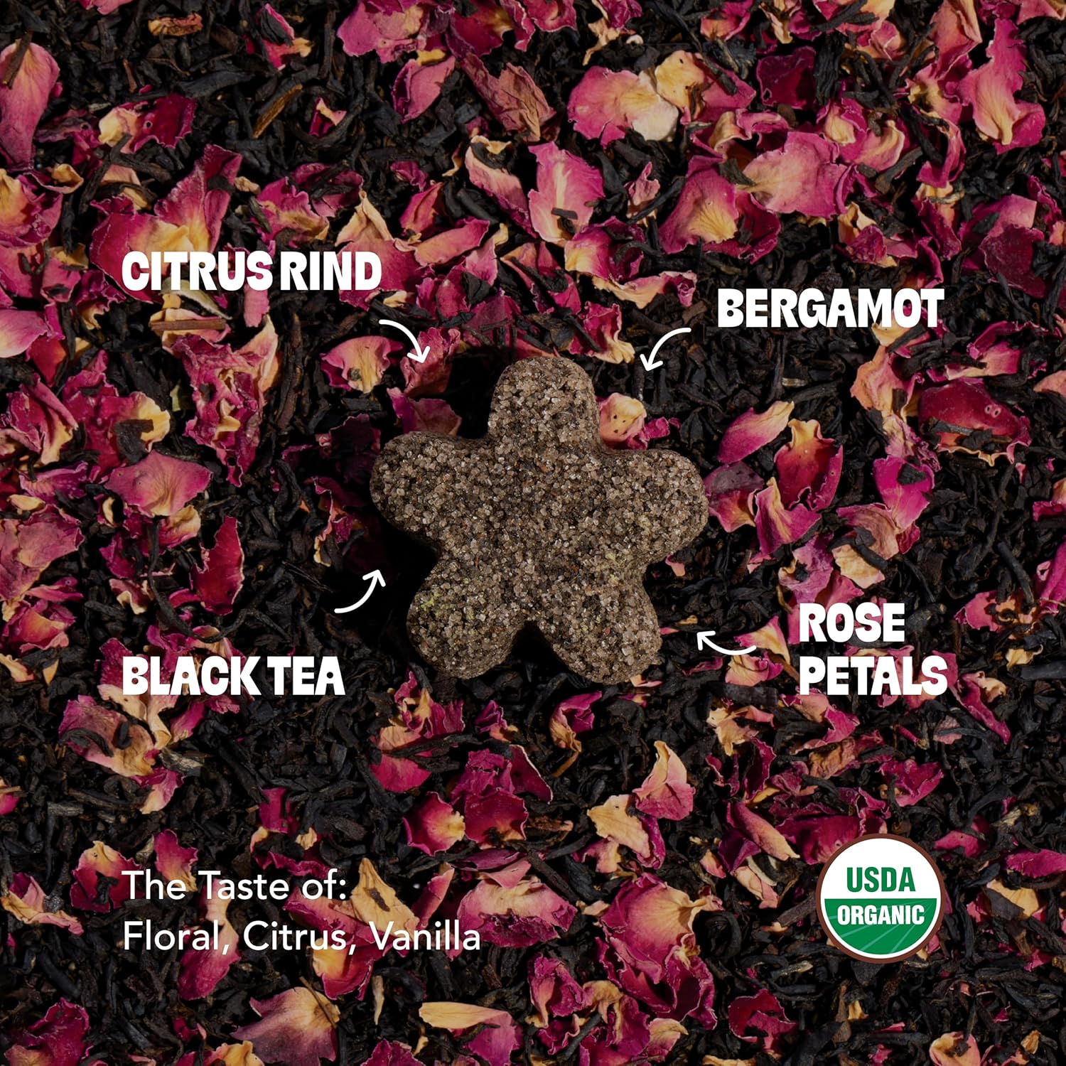 Tea Drops Rose Earl Grey (10 Drops/Box)