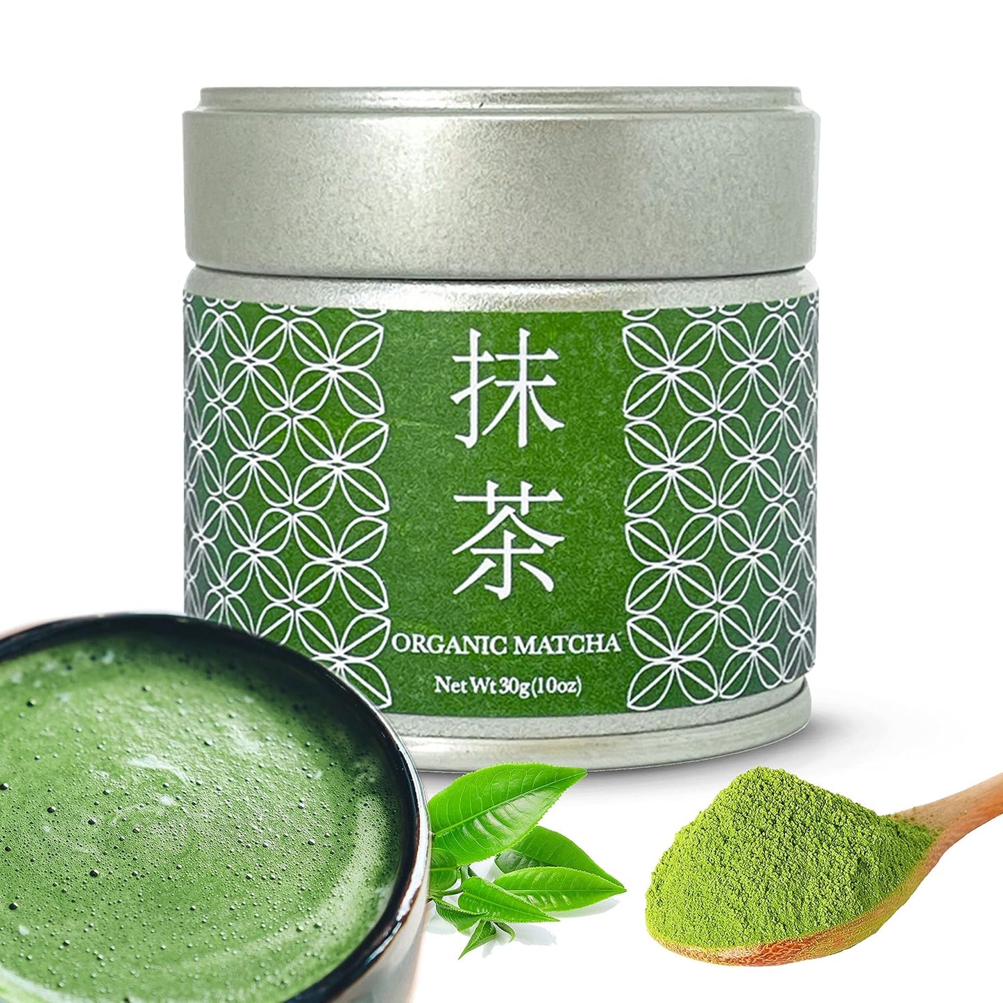 Japanese Green Tea Co. Kagoshima Matcha Powder (30 g) – Japanese Ceremonial Grade Matcha Powder – Smooth Green Tea for Easy Brewing
