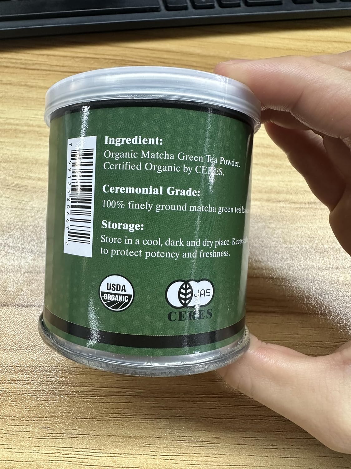 GMA Ceremonial Grade Matcha Green Tea Powder 2.46 oz-Highquality ceremonial matcha powder-For direct brewing and drinking