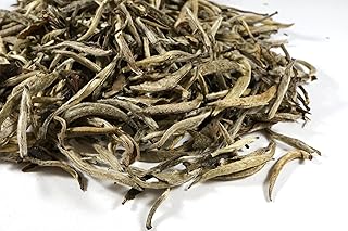 Beantown Tea & Spices - Top Grade Bai Hao YinZhen Silver Needle White Tea Premium Gourmet Loose Leaf Tea. (4 Ounces)