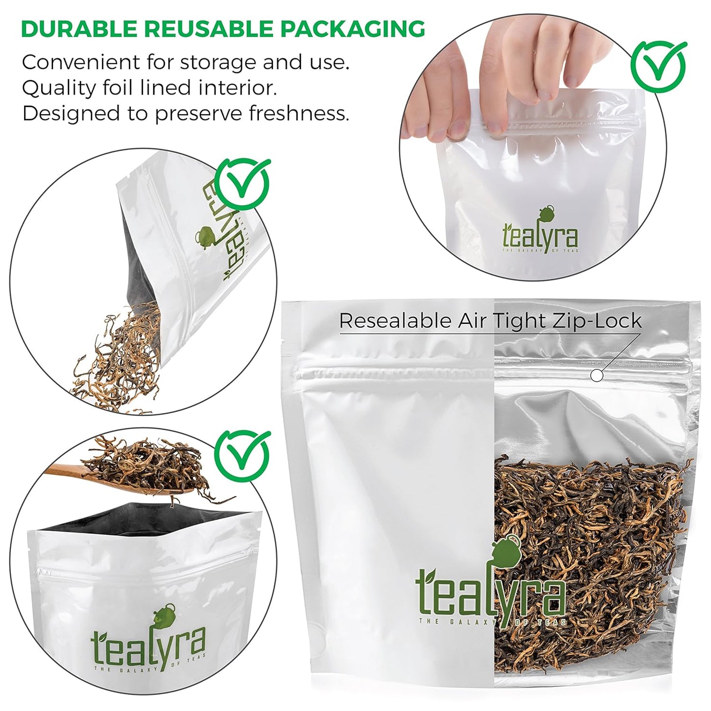 Tealyra - Yunnan Golden Special - Black Loose Leaf Tea - Best Chinese Black Tea - Perfect Morning Tea - 220g (8-ounce)
