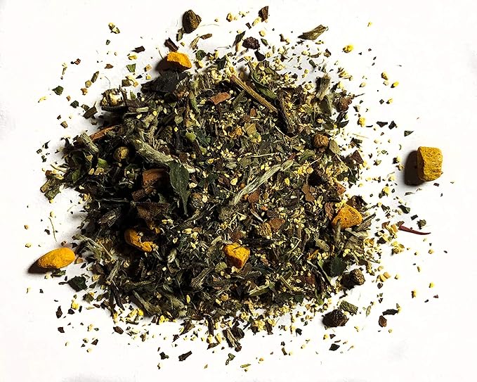 Fire Teas - 14 DAY TEA Cleanse - Organic Turmeric (Curcumin), Ginger, White Peony Tea, Cardamom, Cinnamon, Hibiscus & Saffron