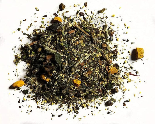 Fire Teas - 14 DAY TEA Cleanse - Organic Turmeric (Curcumin), Ginger, White Peony Tea, Cardamom, Cinnamon, Hibiscus & Saffron