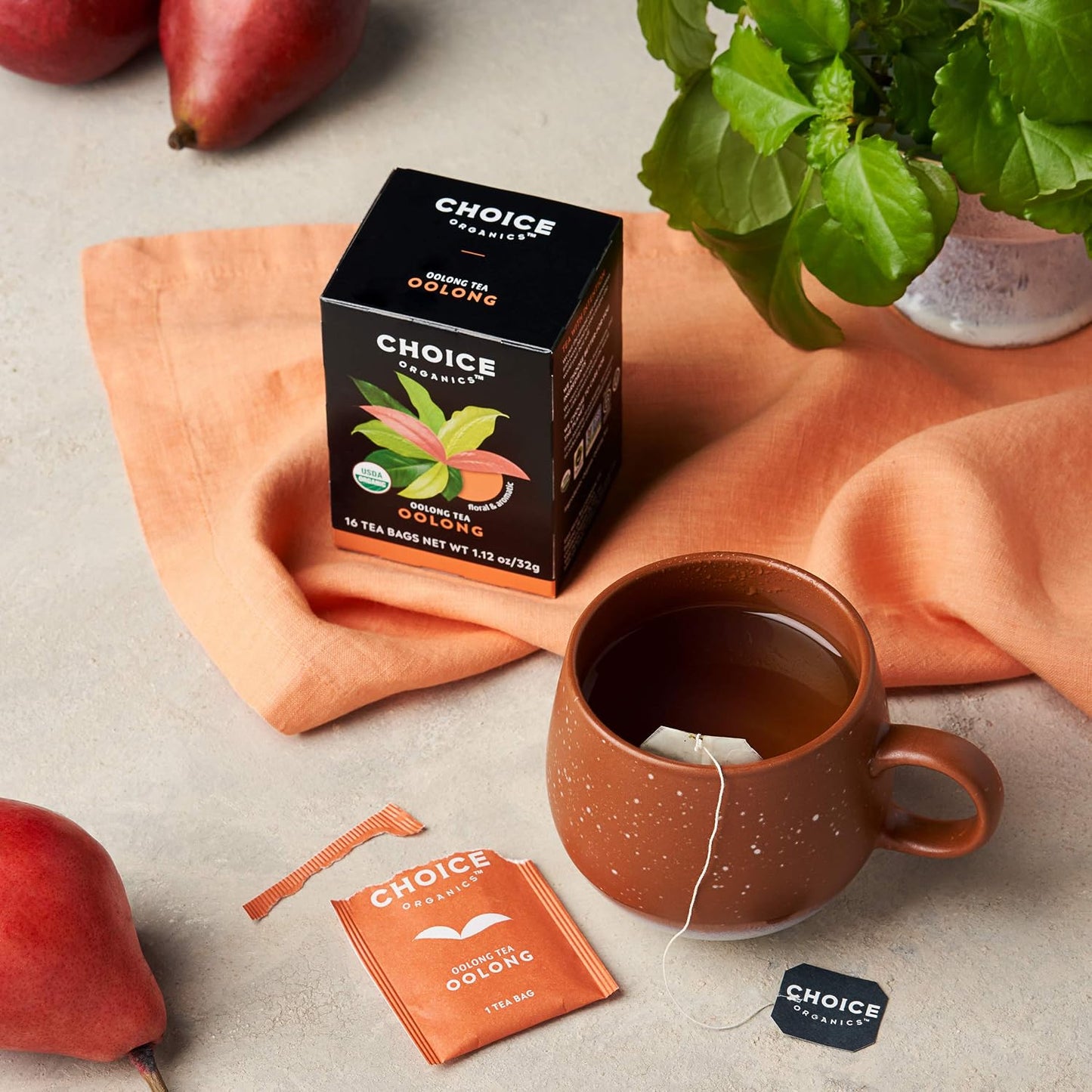 Choice Organics Oolong Tea, 16 Tea Bags (3 Pack) | Compostable Tea Bags, USDA Certified Organic, Vegan and Non-GMO for a Smooth Aromatic Everyday Cup