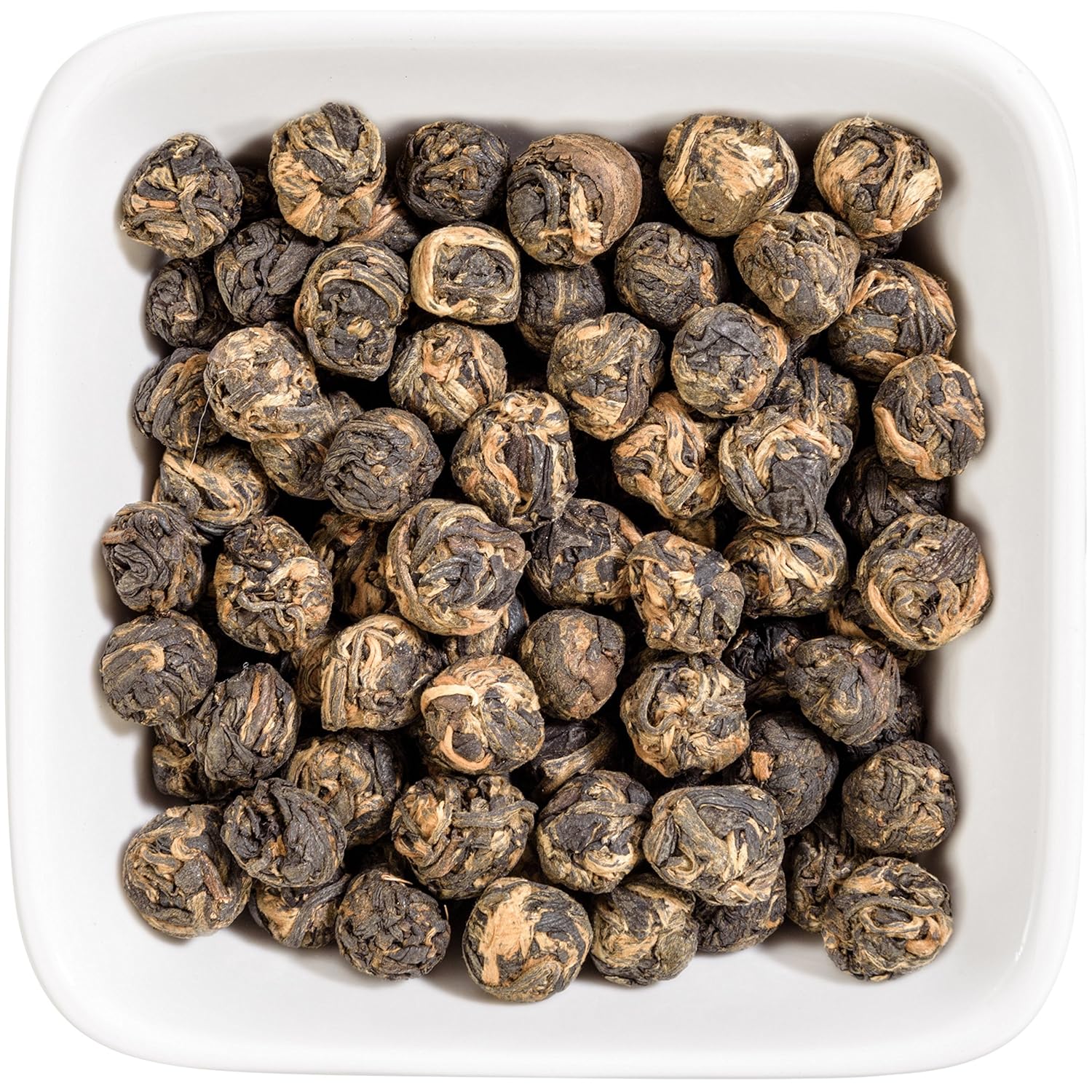 Tealyra - Lychee Black Dragon Pearls - Exotic Sweet Black Loose Leaf Tea - Medium Caffeine - All Natural - 220g (8-ounce)