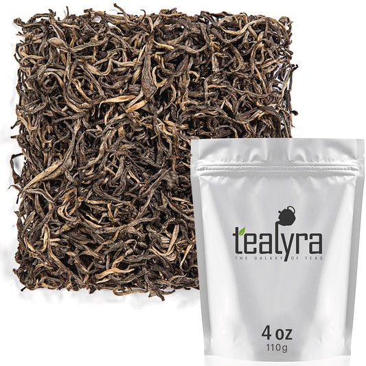 Tealyra | Golden Dragon Yellow Loose Leaf Tea, 4 oz