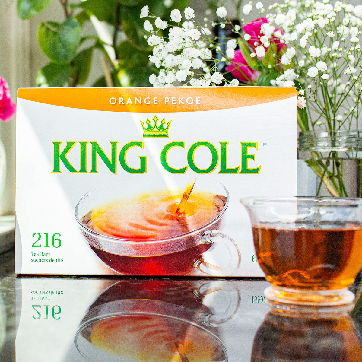 King Cole Orange Pekoe Tea Bags (216 Count), Premium Quality Orange Pekoe Tea Loose Leaf Tea Bags – 216 Orange Pekoe Tea Box