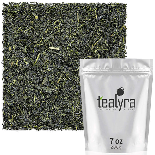 Tealyra - Gyokuro Ureshinocha - Finest Hand Picked - Best Japanese Green Loose Leaf Tea - Caffeine Level Medium - 200 (7-ounce)