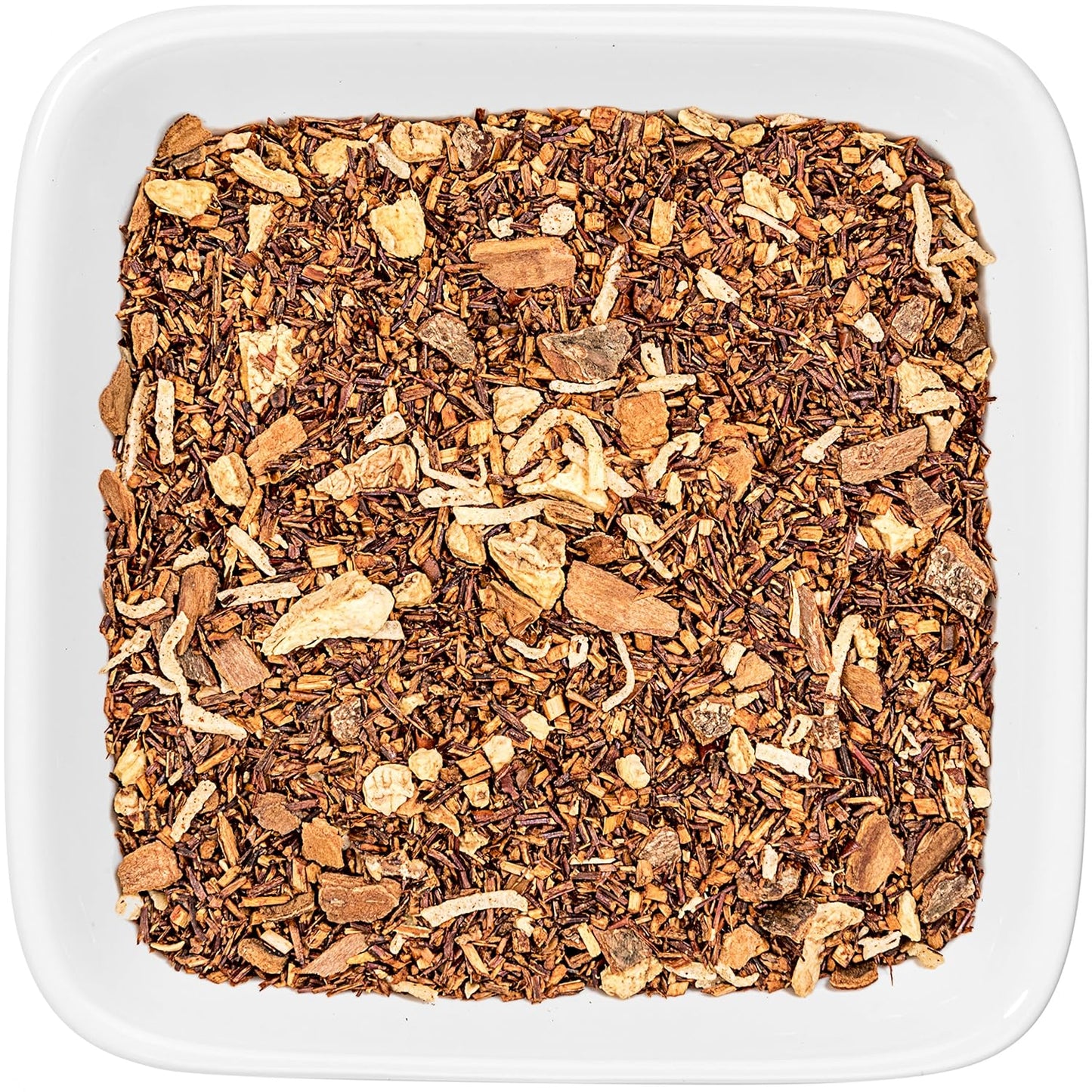 Tealyra - Rooibos Coconut Vanilla Chai - Ginger and Cinnamon with Red Bush Rooibos Herbal Loose Leaf Tea - Antioxidants Rich - Caffeine-Free - 220g (8-ounce)