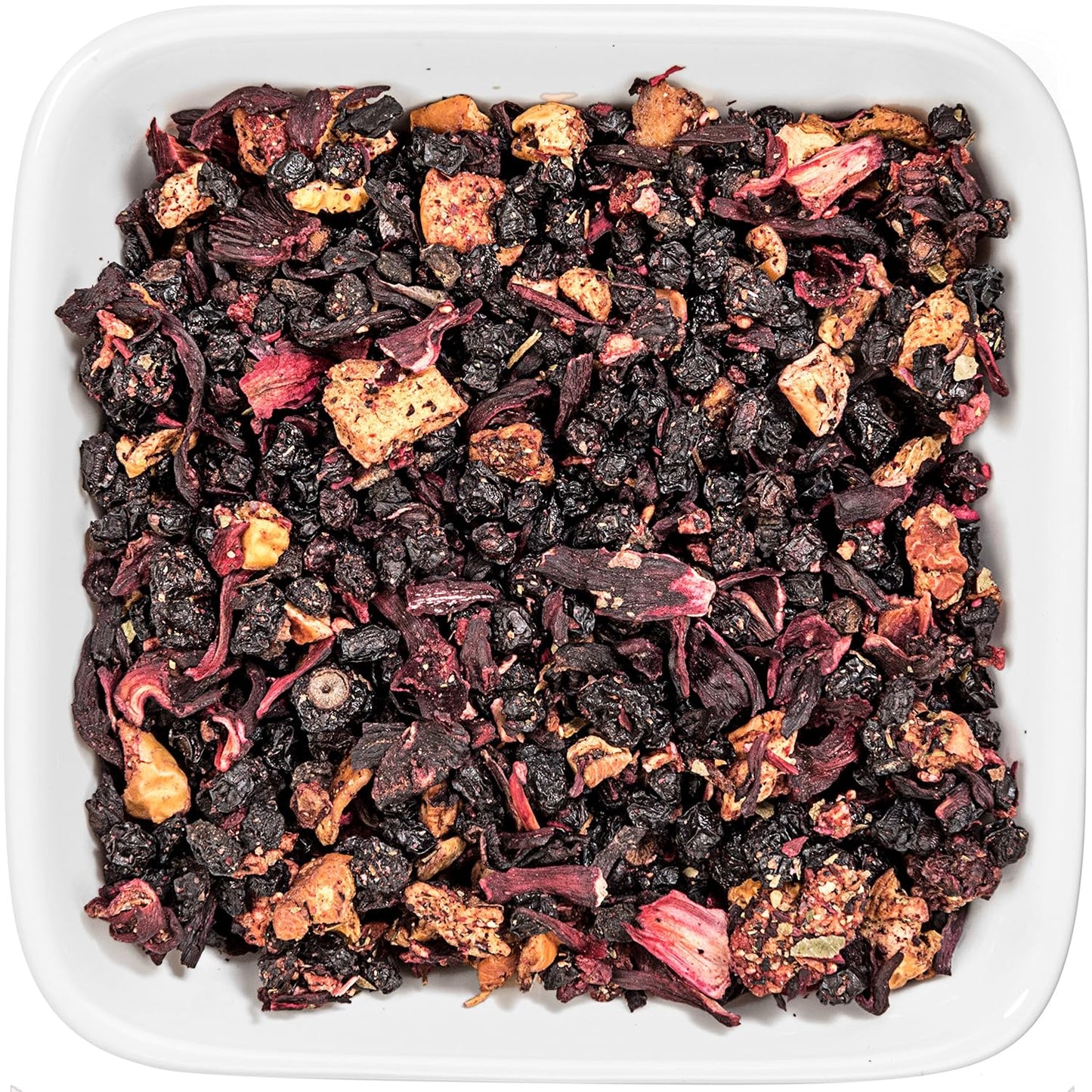 Tealyra - Grandma's Garden - Fruit Blend - Hibiscus and Berries Based Herbal Loose Leaf Tea - Vitamins Rich - Caffeine-Free - Hot or Iced Tea - 220g (8-ounce)