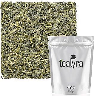 Tealyra - Bancha Ujitawara - Japanese Green Loose Leaf Tea - Light Taste - Low Caffeine - 110g (4-ounce)