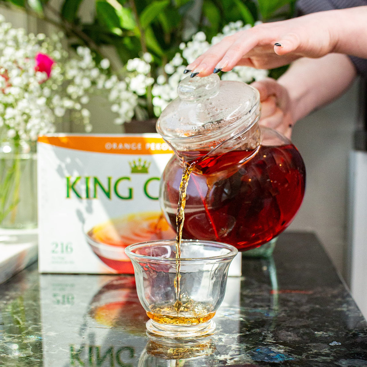King Cole Orange Pekoe Tea Bags (216 Count), Premium Quality Orange Pekoe Tea Loose Leaf Tea Bags – 216 Orange Pekoe Tea Box