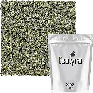 Tealyra - Sencha Tenkaichi Japanese Green Tea - Handmade Premium 1st Flush - Grown in Japan - Loose Leaf Tea - Caffeine Level Medium - 200g (7-ounce)