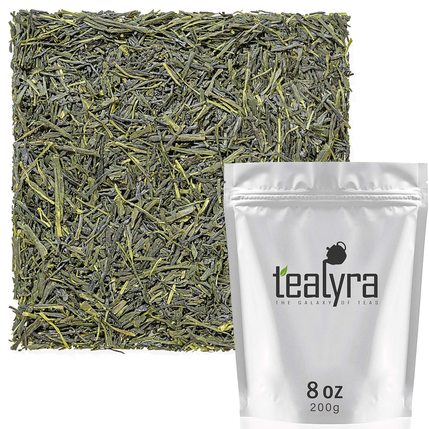 Tealyra - Sencha Tenkaichi Japanese Green Tea - Handmade Premium 1st Flush - Grown in Japan - Loose Leaf Tea - Caffeine Level Medium - 200g (7-ounce)