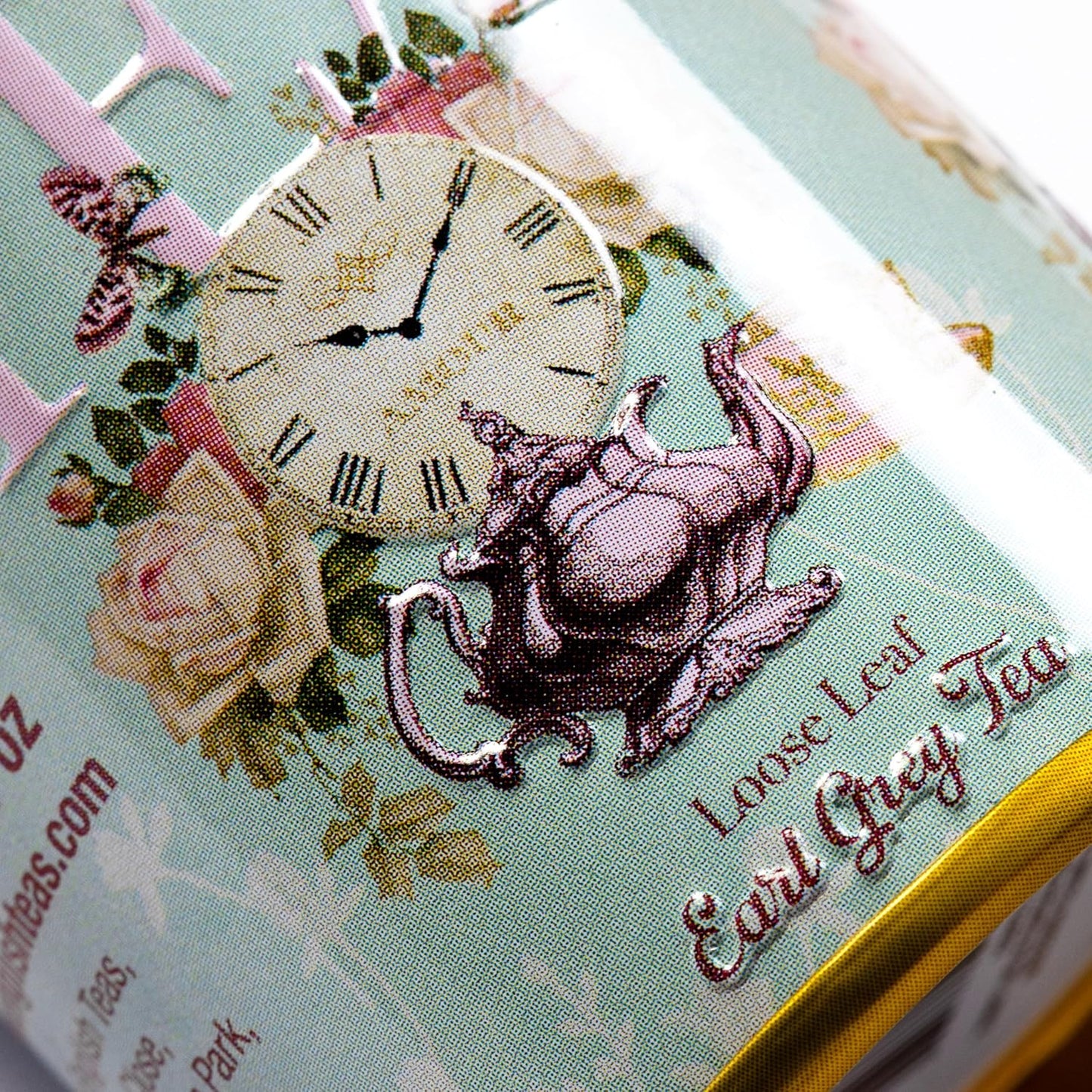 New English Teas Time for Tea Vintage Tea Tins with 2.5 oz Loose Leaf Tea | English Breakfast Tea + Earl Grey Blends, Black Tea, Gifts for Tea Lovers