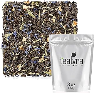 Tealyra - Russian Earl Grey - Orange and Lemongrass - Black Tea - Loose Leaf Tea Blend - Medium Caffeine - 222g (8-ounce)