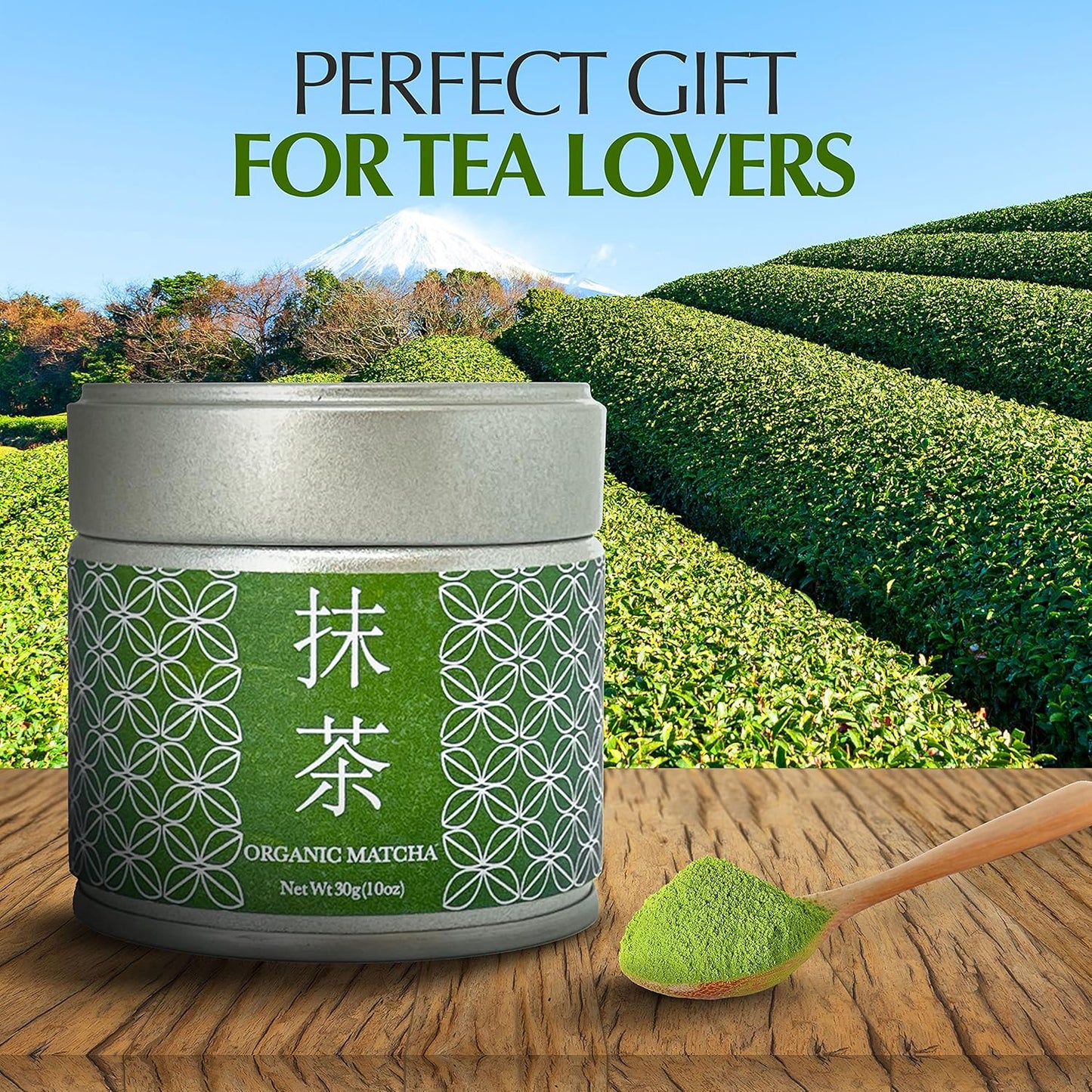 Japanese Green Tea Co. Kagoshima Matcha Powder (30 g) – Japanese Ceremonial Grade Matcha Powder – Smooth Green Tea for Easy Brewing – Subtle Sweetness and Fresh Grassy Taste