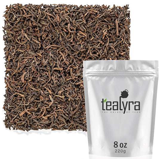 Tealyra | 20 Year Aged Ripe Pu-erh Loose Leaf Tea, 220g (8 oz)