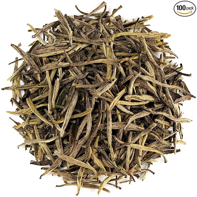 Silver Needle White Tea - 100 Procent Buds - Baihao Yinzhen Chinese Silver Tip Bai Hao Yin Zhen - White Tea Silver Bai Hao Yin Zhen Tea White Needle Tea Silver Needle Tea Bai Tea White Tip