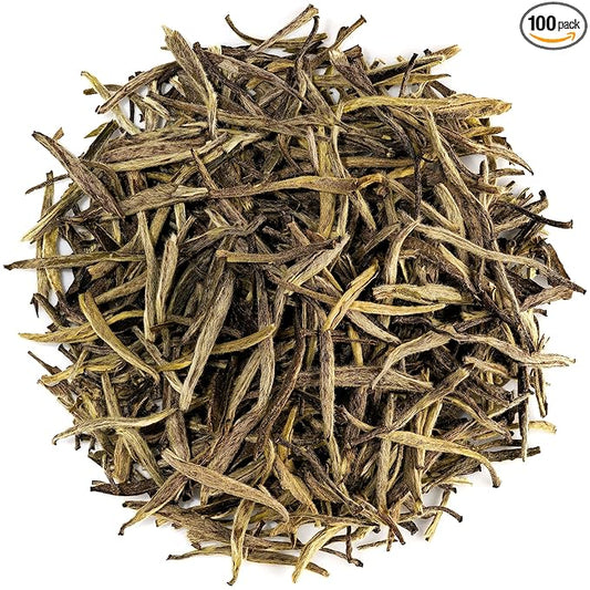 Silver Needle White Tea - 100 Procent Buds - Baihao Yinzhen Chinese Silver Tip Bai Hao Yin Zhen - White Tea Silver Bai Hao Yin Zhen Tea White Needle Tea Silver Needle Tea Bai Tea White Tip