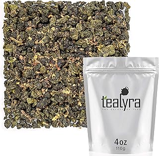 Tealyra - Osmanthus Gui Hua Oolong - Taiwanese Oolong Loose Leafe Tea - Sweet and Aromatic Taste - Naturally Produced - 110g (4-ounce)