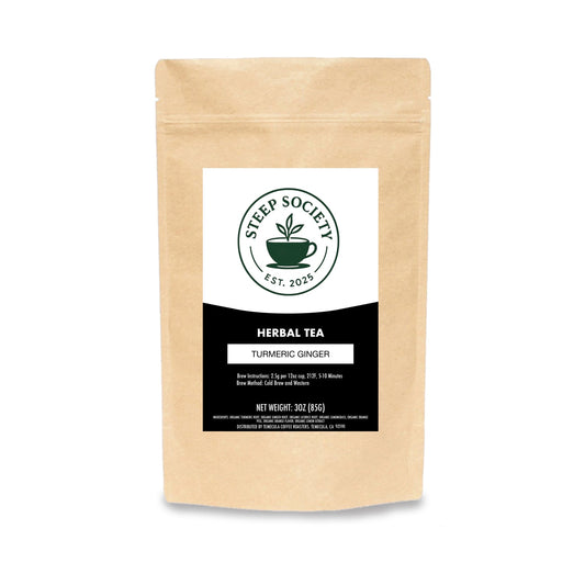 Turmeric Ginger — Caffeine-Free Herbal Tea, Loose Leaf, 3 oz